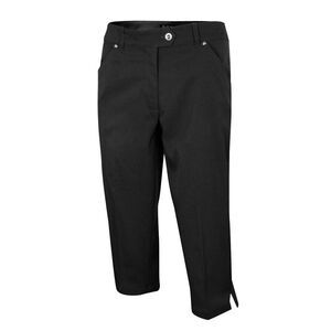 Island Green Womens/Ladies Golf Capri Trousers / Black